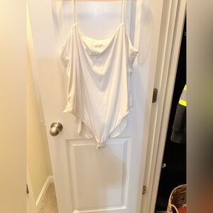 Elegant White Women's bodysuit